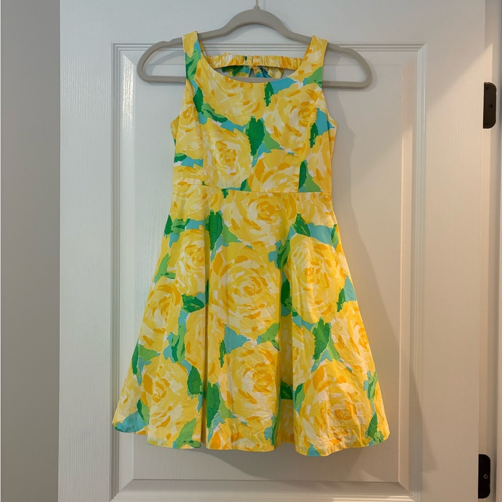 Lilly Pulitzer Girls Yellow First Impressions Dress